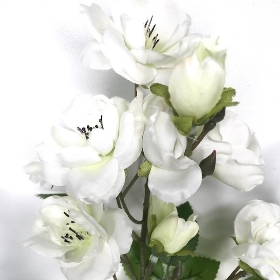 Ivory Garden Spray Rose 70cm