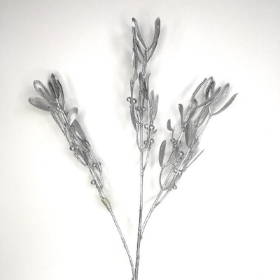 Silver Mistletoe Spray 66cm