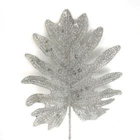 Silver Sequin Philodendron 38cm