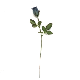 Dusky Blue Rosebud 42cm