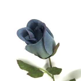 Dusky Blue Rosebud 42cm