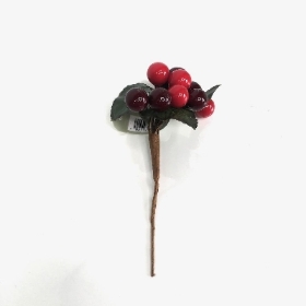 Cranberry Berry Cluster 11cm