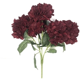 Burgundy Autumn Hydrangea 53cm