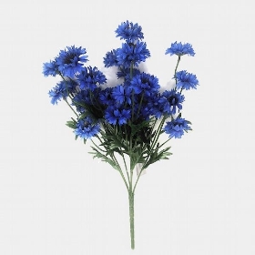 Blue Cornflower Bush 44cm