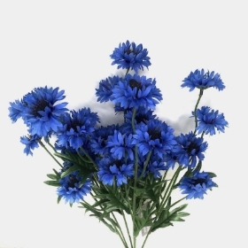 Blue Cornflower Bush 44cm