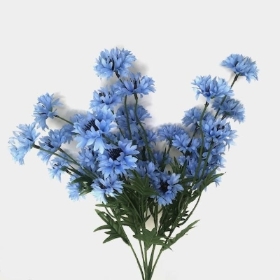 Light Blue Cornflower Bush 44cm