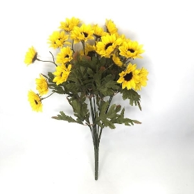 Yellow Mini Sunflower Bush 42cm