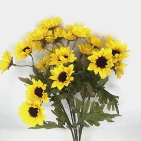 Yellow Mini Sunflower Bush 42cm