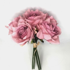 Dusky Pink Rose Bundle 30cm