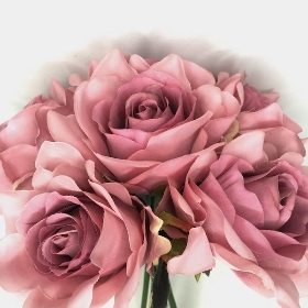 Dusky Pink Rose Bundle 30cm