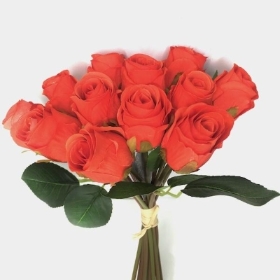 Orange Rose Bundle 30cm