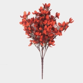 Dark Orange Autumn Blossom Bush 50cm