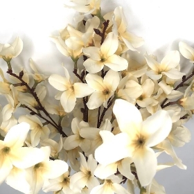 Ivory Autumn Blossom Bush 50cm