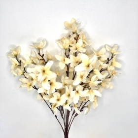 Ivory Autumn Blossom Bush 50cm