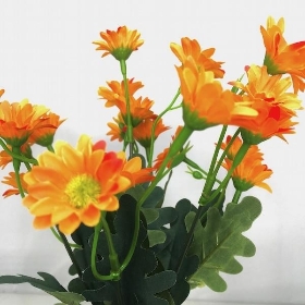 Orange Daisies in Vase 29cm