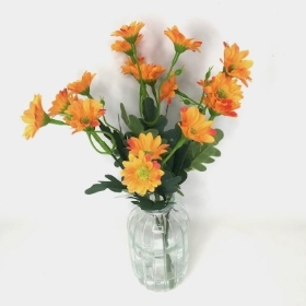 Orange Daisies in Vase 29cm