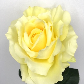 Yellow Open Rose 75cm