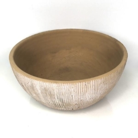 Cream Pebble Stone Bowl 11cm