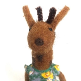 Wool Giraffe 18cm