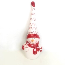 Ceramic Snowman 16cm