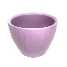 Matt Lilac Ceramic Pot 14cm