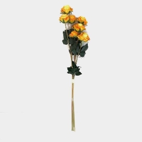 Mustard Dry Rose Bundle 72cm