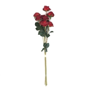 Red Dry Rose Bundle 72cm