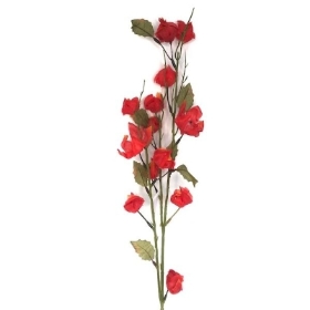 Red Chinese Lantern Stem 82cm