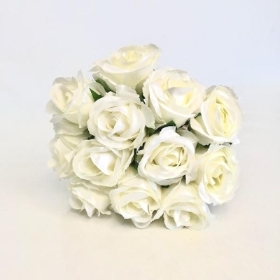 Ivory Rosebud Bundle 25cm