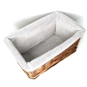 Storage Basket With Liner 14.5cm