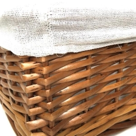 Storage Basket With Liner 14.5cm