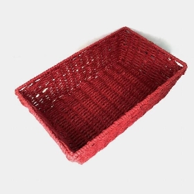 Red Paper Rope Tray 10cm