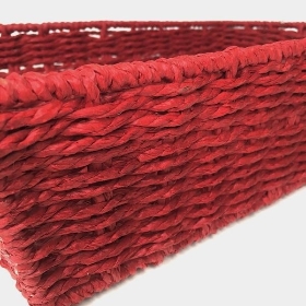 Red Paper Rope Tray 10cm