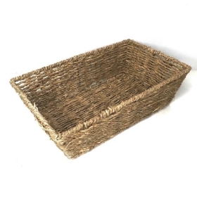 Natural Seagrass Tapered Tray 10cm