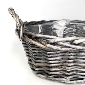 Round Antique Wash Basket 15cm