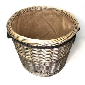 Large Rope Handled Log Basket 39cm