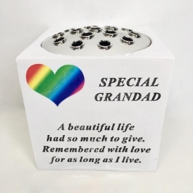 Special Grandad Rainbow Pot 15cm