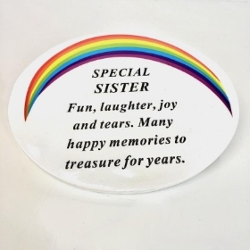 Special Sister Rainbow Memorial 14.5cm