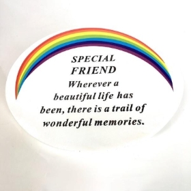 Special Friend Rainbow Memorial 14.5cm