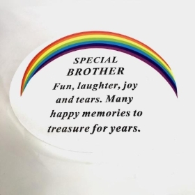 Special Brother Rainbow Memorial 14.5cm