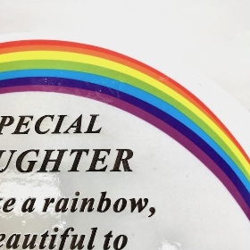 Special Daughter Rainbow Memorial 14.5cm