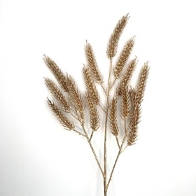 Gold Glittered Wheat 70cm