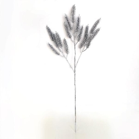 Silver Glittered Wheat 70cm