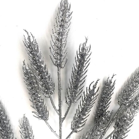 Silver Glittered Wheat 70cm