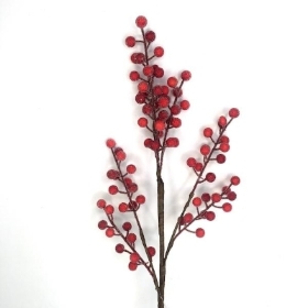 Iced Red Berry Spray 66cm