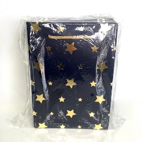 Navy & Gold Star Bag × 10