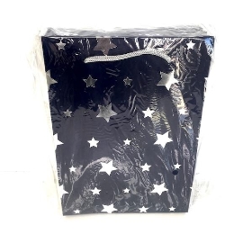 Navy & Silver Star Bag x 10