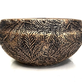 Vintage Gold Fern Bowl 8cm