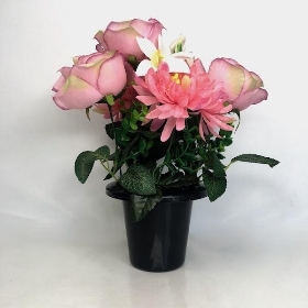 Dusky Rose Grave Pot 28cm