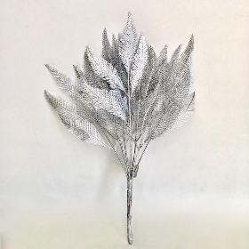 Silver Sparkle Fern Bush 40cm